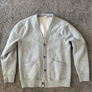 J. Crew 14oz Fleece Cardigan Sweater